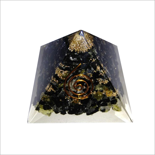 Durable Black Tourmaline Orgone Pyramid