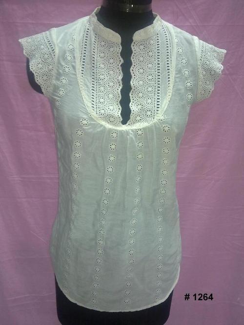 प्रिंटेड लेडीज़ ब्लाउज़ (100% लिनन)