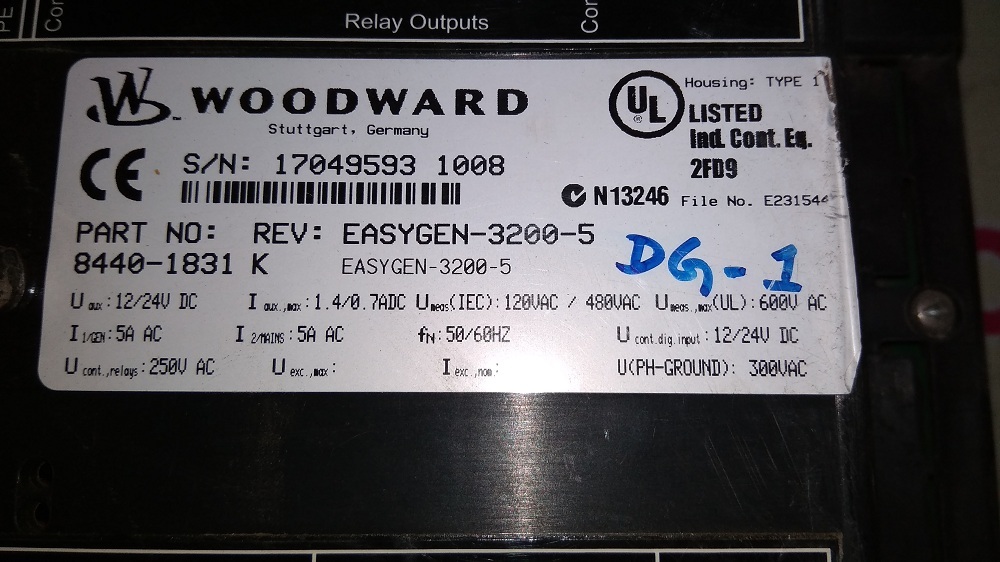 Woodward Hmi 8440-1831 K