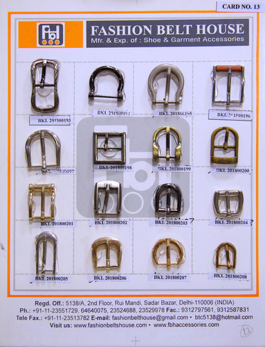 Shoe Buckles - Metal, 3-10 Inch Size | Multicolor Coated Pattern for Stylish Shoe Enhancements