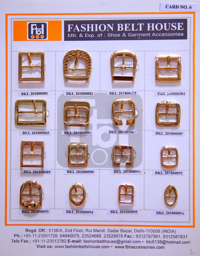 Shoe Buckles - Metal, 3-10 Inch | Golden Coated Finish, Stylish Design for Enhanced Shoe Customization
