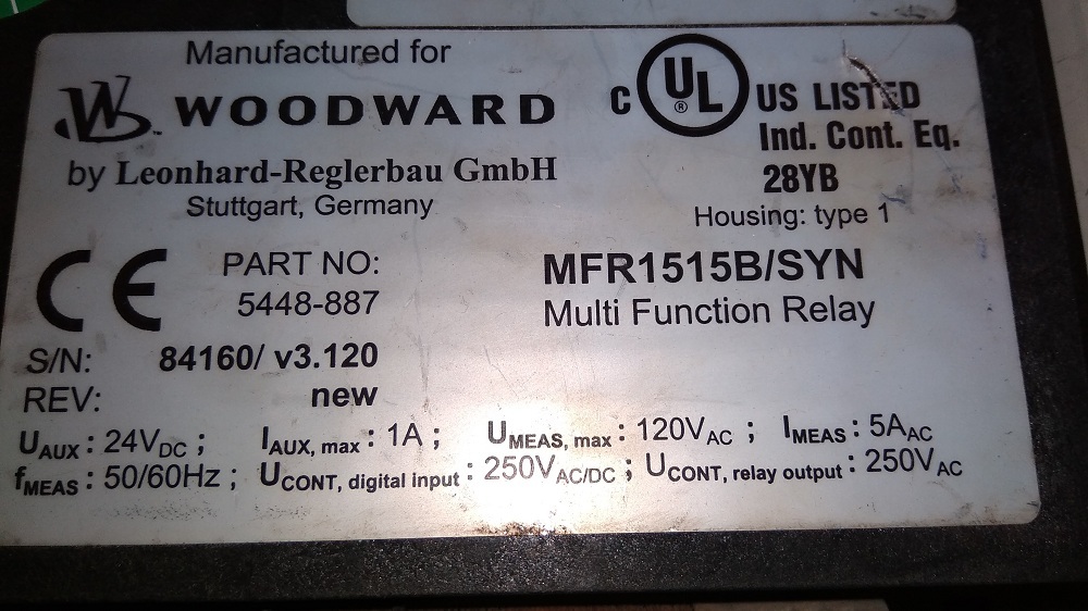 Woodward Hmi 5448-887
