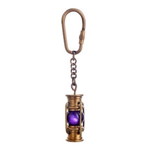 Bronze Brass Whale Nautical Keychain
