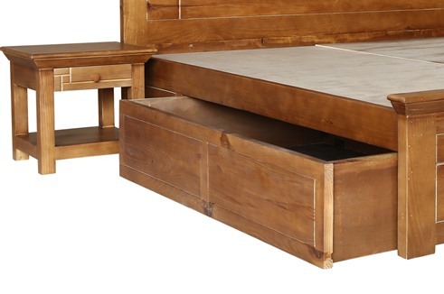 Handmade Soho King Size Bed With Box Storage