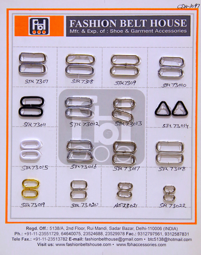 Shoe Buckles - Metal, 3 - 10 Inch | Multicolor Coated Pattern, Ideal for Enhancing Your Footwear Style