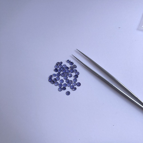 2Mm नेचुरल आयोलाइट फेसेटेड राउंड जेमस्टोन ग्रेड: AAA