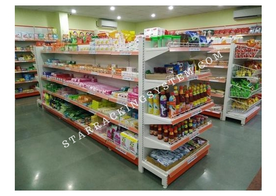 All Color Grocery Display Rack Capacity: 100 Kg/day