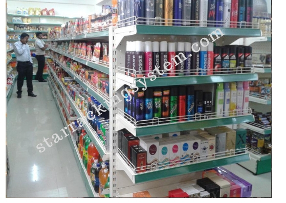 All Color Grocery Display Rack Capacity: 100 Kg/day