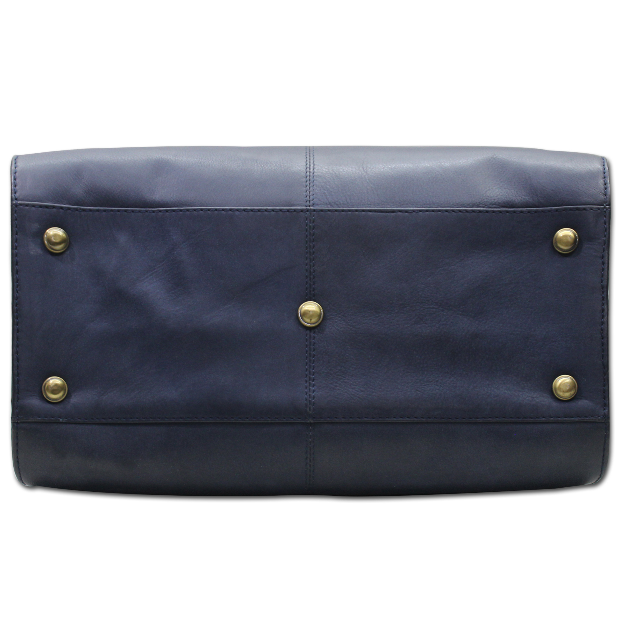 Genuine Cow Leather Executive Bag - 35 X 25 X 20 Cm, Flap Closure With Lock & Key, Front Zip Pocket, Mobile Case & Additional Storage 