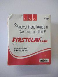 Amoxicillin 1000 Mg + Clavulanic Acid 200 Mg Injection - Expiration Date: 24 Months