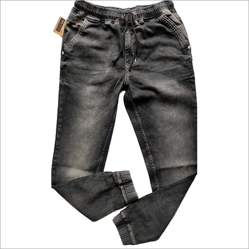 ब्लैक मेंस ग्रे जॉगर जींस