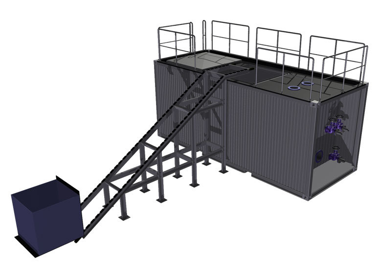 Bitumen Drum Decanter - Stainless Steel, 5890x2415x2580 Mm | Automatic Plc Control, Computerized Operation, 1 Year Warranty, 9 Metric Ton Weight