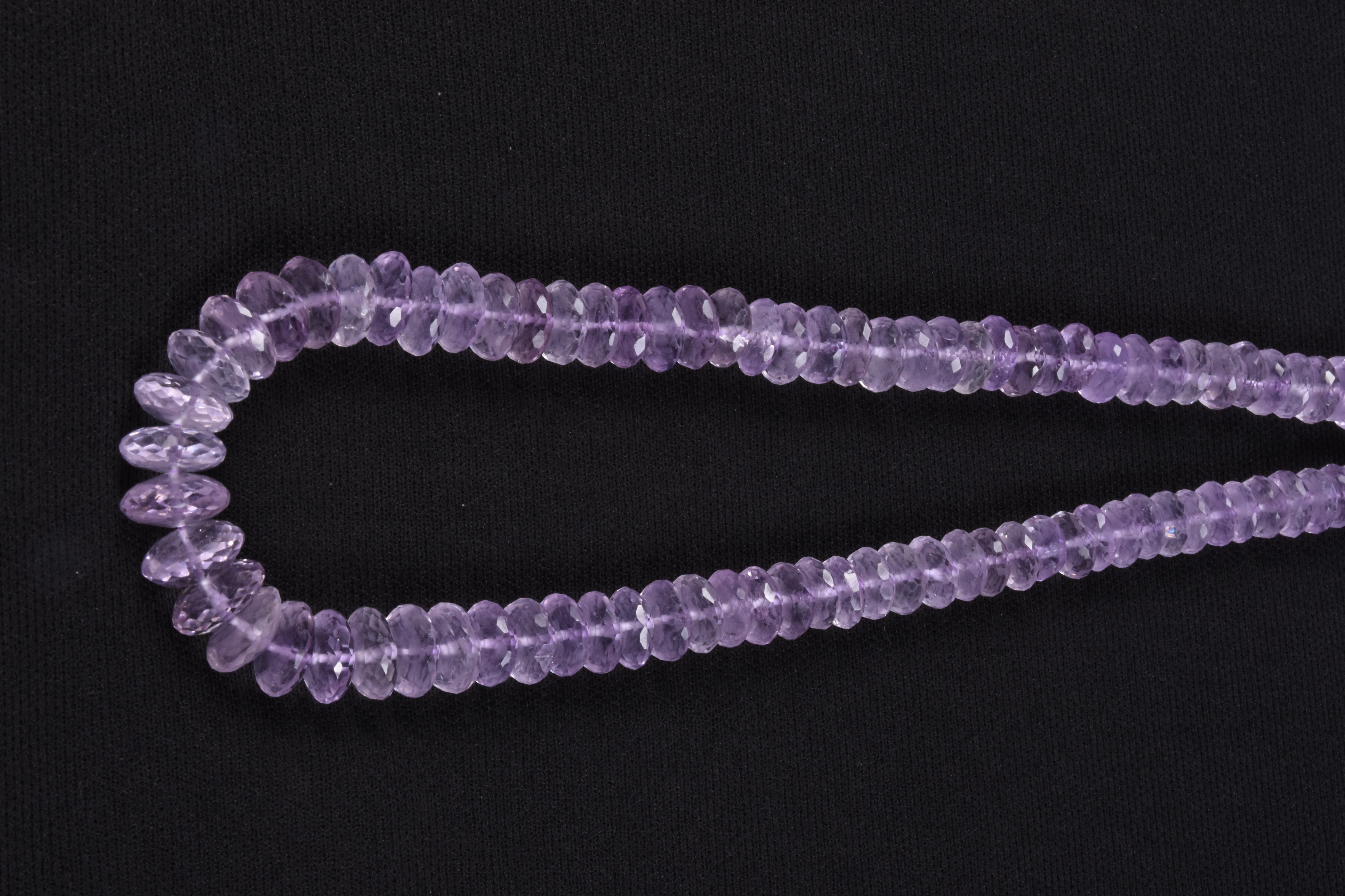 Pink Amethyst German Cut Beads