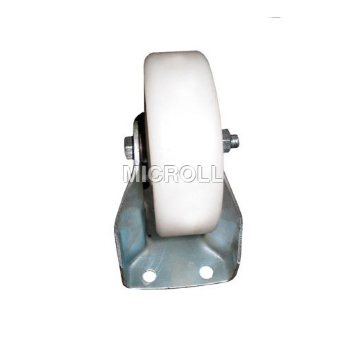 White And Silver Caster Wheel