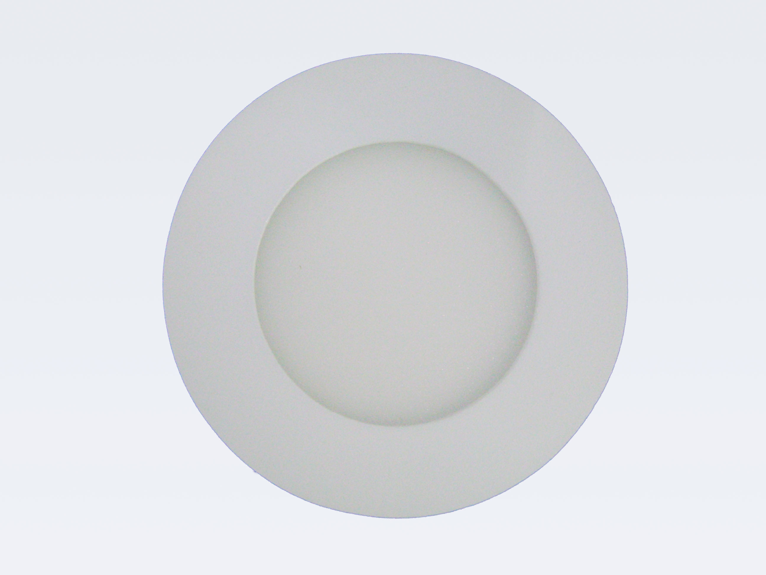 8 W Round Light Panel - Color: White