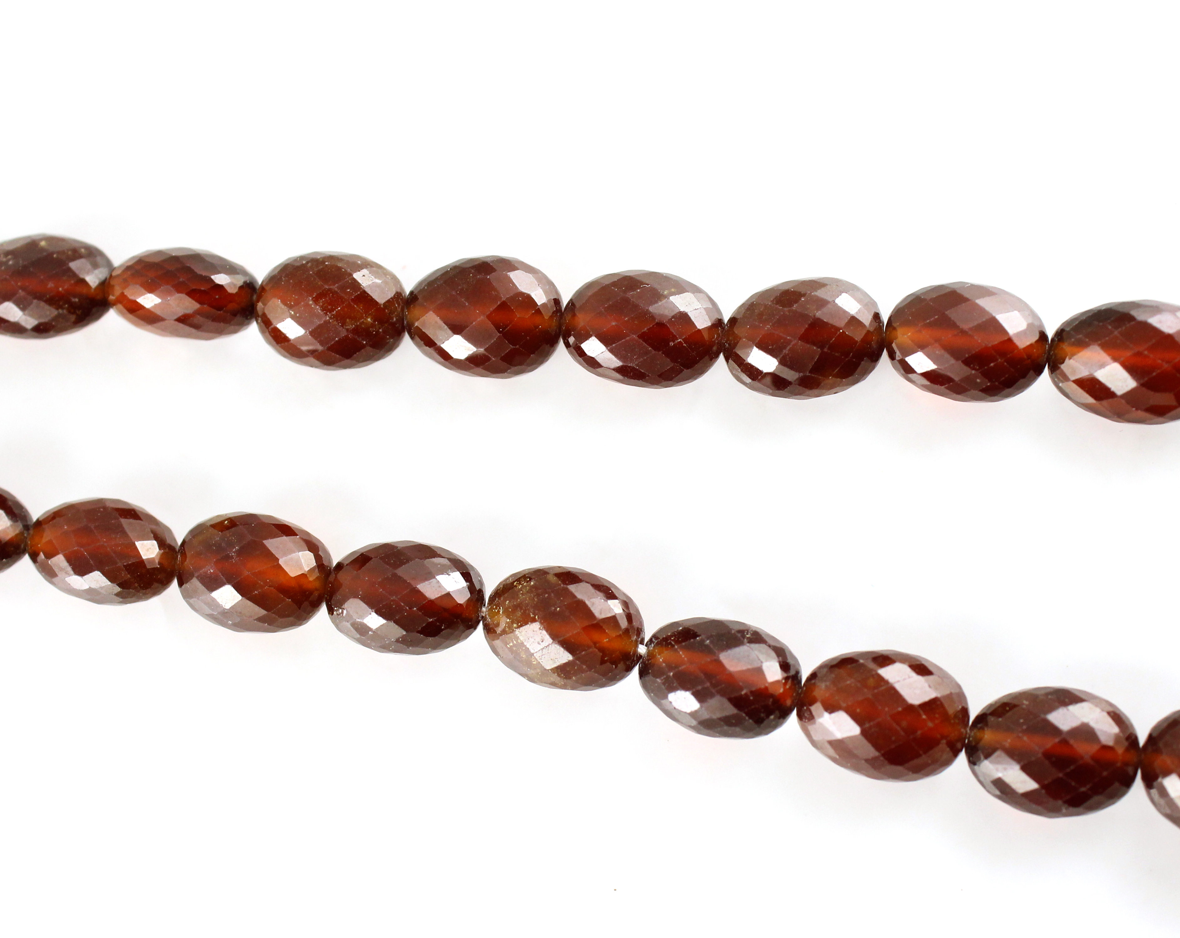 Natural Hessonite Garnet Beads