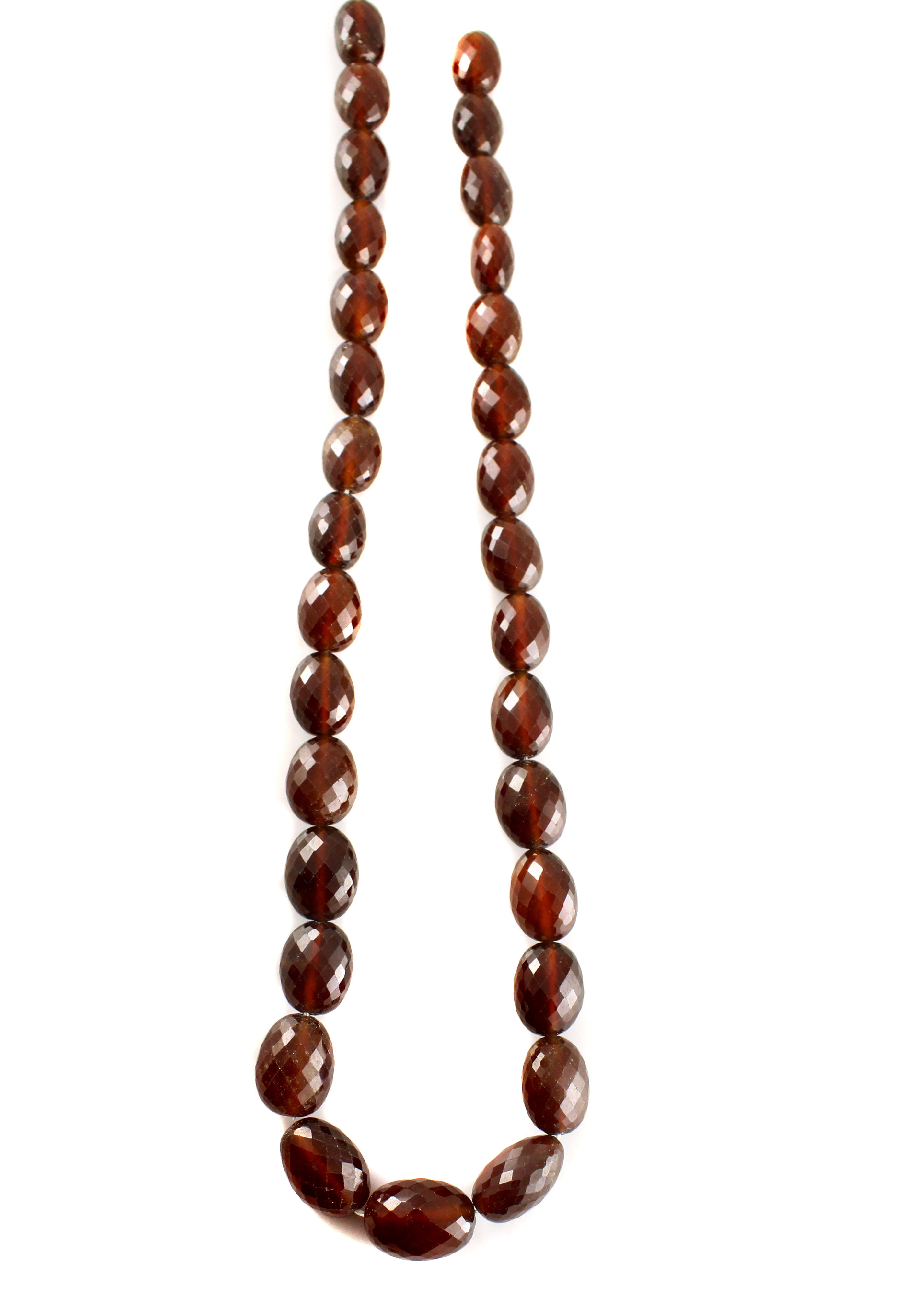 Natural Hessonite Garnet Beads