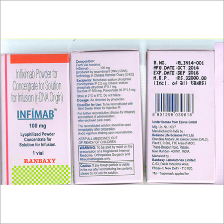 Infimab - 100 mg Liquid Dosage | General Medicine, Store in Dry and Cool Place