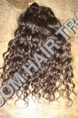 Deep Curly Hair - Indian Human Hair, Light Weight & Silky Texture with Long Lasting Shine in Natural Black Color