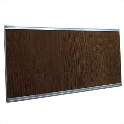 Brown Evaporative Cooling Pad With Frame