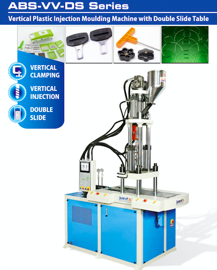 Double Slide Vertical Injection Moulding Machine Clamping Force: 25 To 250 Ton Kilogram-force (Kgf)