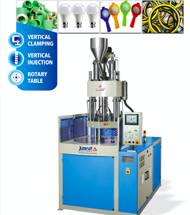 Double Slide Vertical Injection Moulding Machine Clamping Force: 25 To 250 Ton Kilogram-force (Kgf)