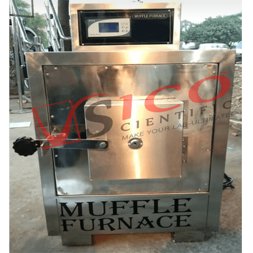 Muffle Furnace - High Density Ceramic Fibre Insulation, 12x8x8 Inches | Digital Temperature Control, Quick Heating, Compact and Elegant Design