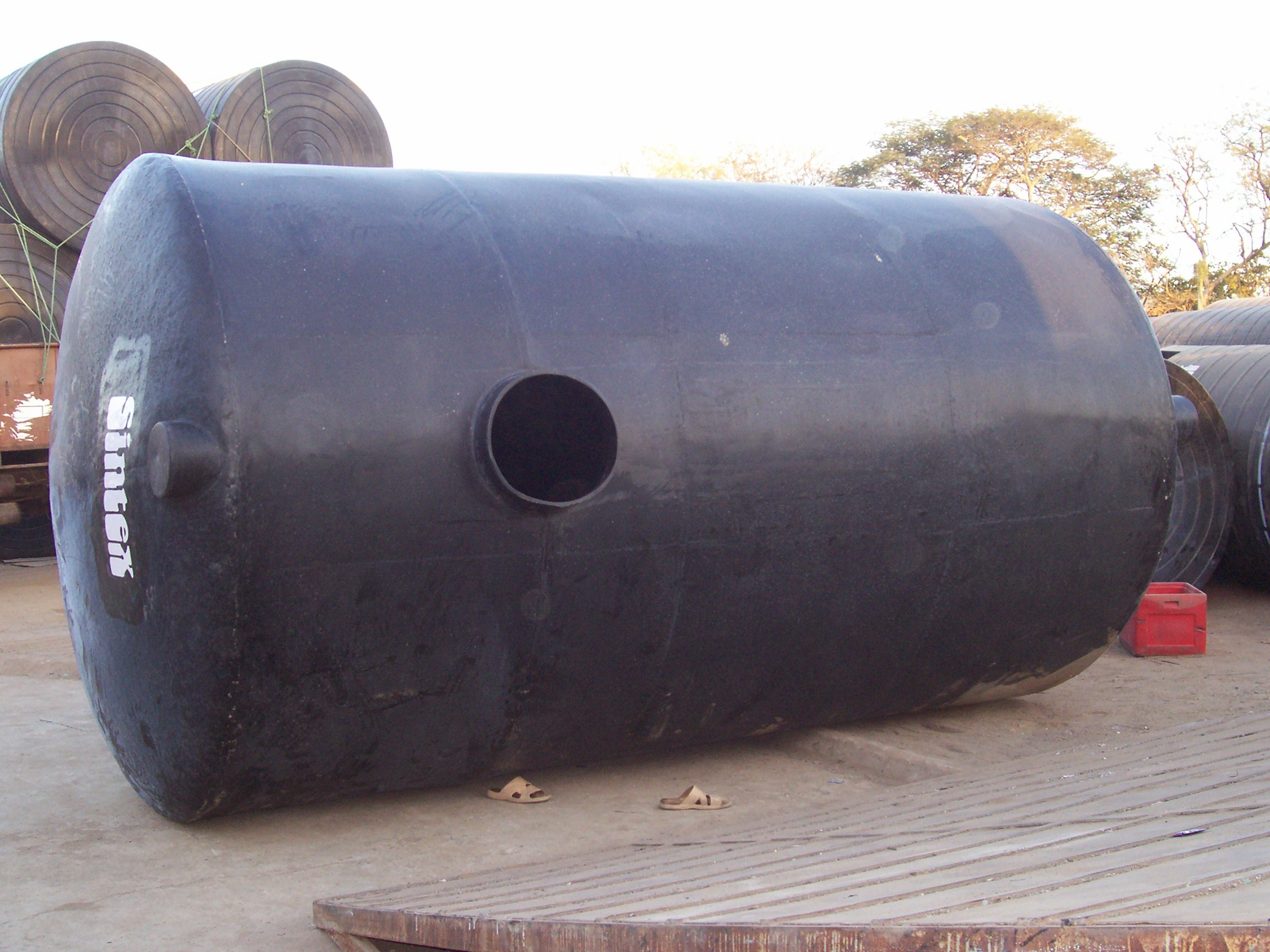 Black Conical Bottom Tanks