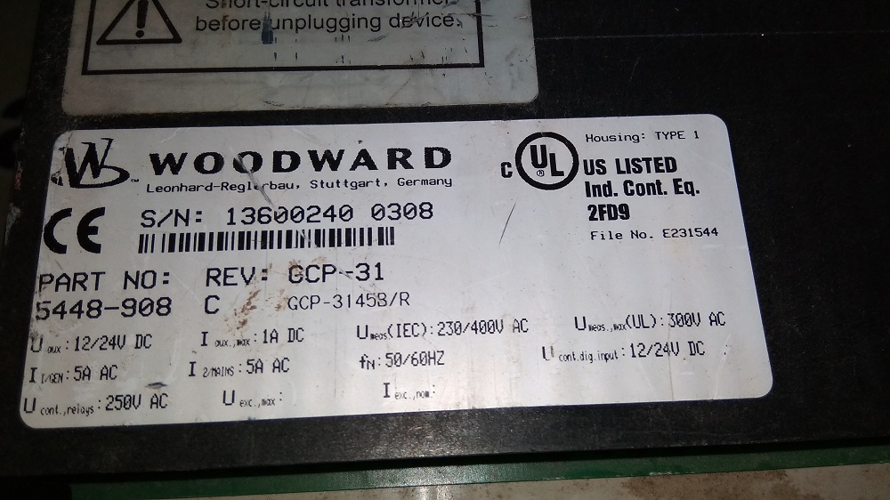 Woodward Hmi 5448-905 C