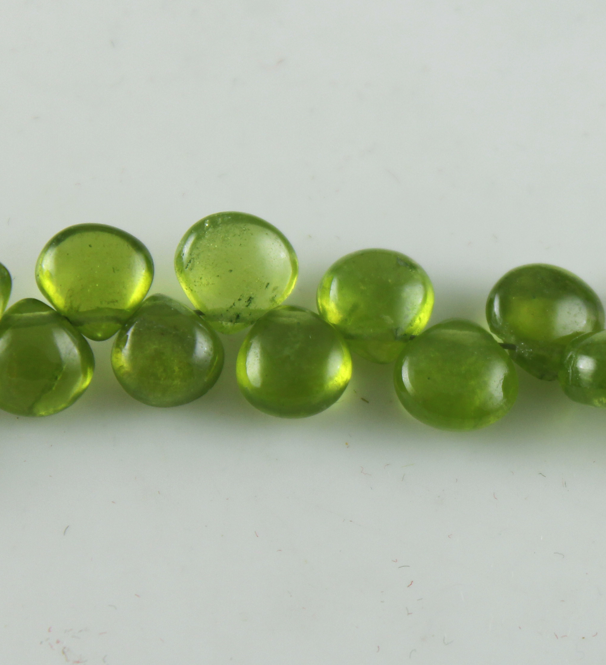 Vessonite Heart Layout Beads