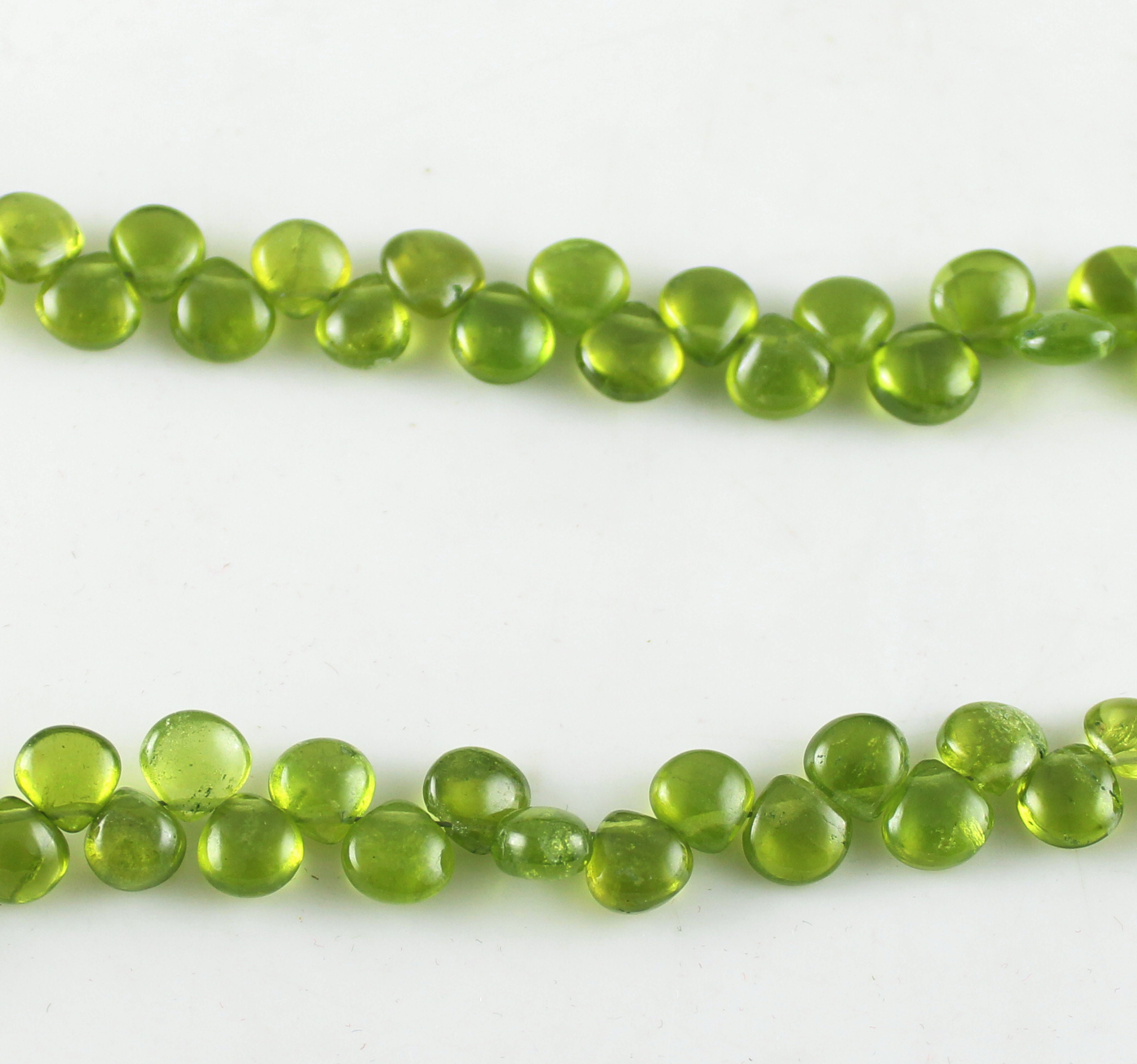 Vessonite Heart Layout Beads