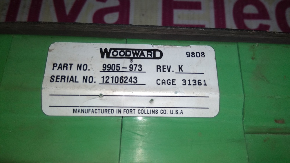 Woodward Cpu 9905-973 K
