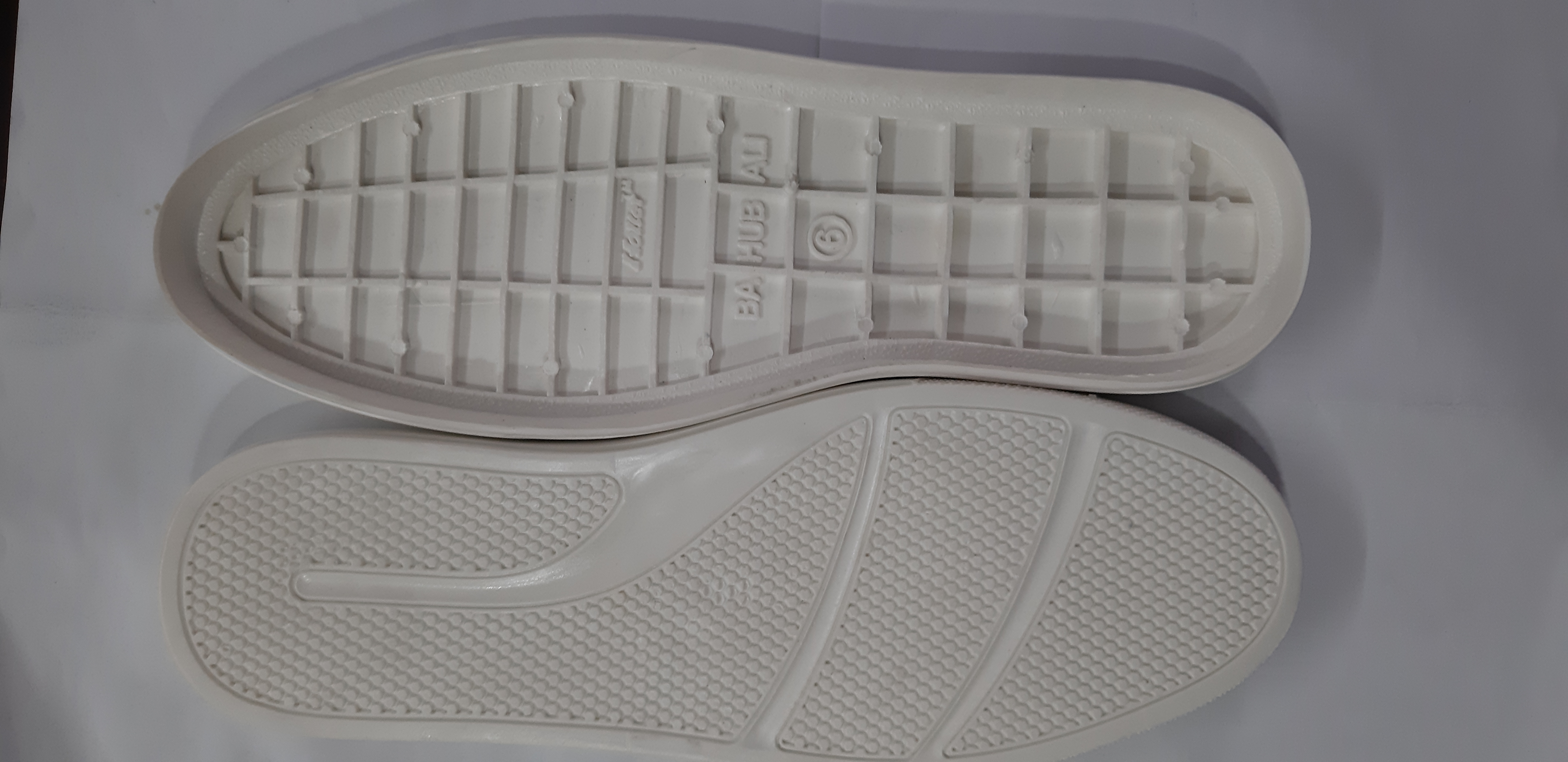 White Mens Pvc Casual Shoe Sole