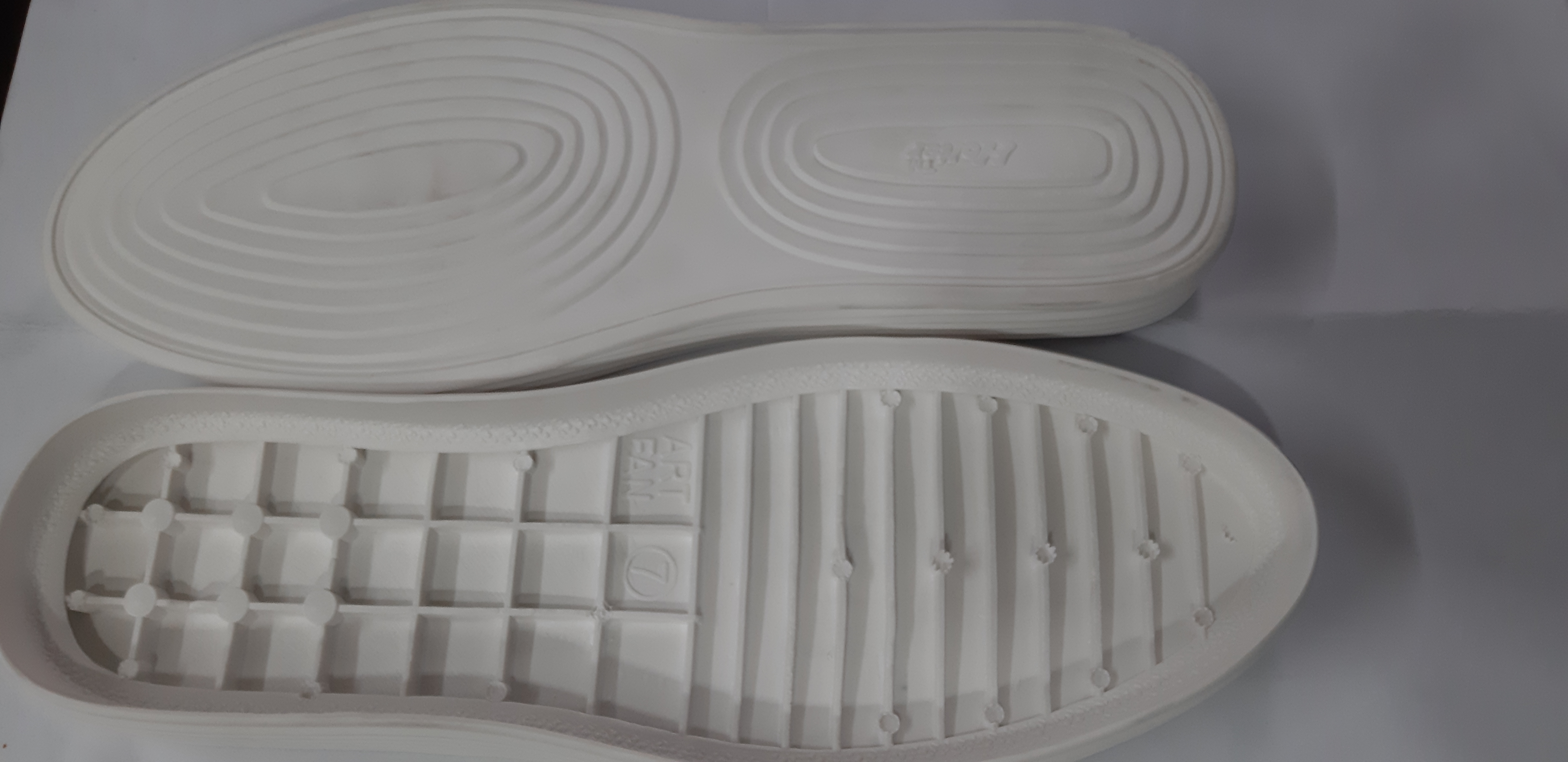 White Mens Pvc Casual Shoe Sole