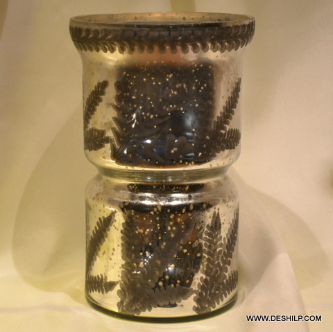Polishing Silver Handicraft Glass Candle