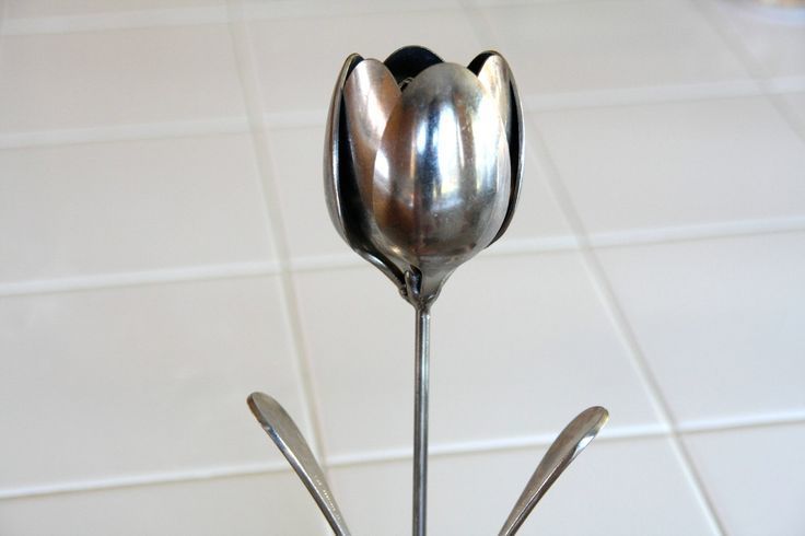 Copper Tulip Flower - Handmade Metal Design | Custom Size Elegant Copper Color Stunning Home Decoration