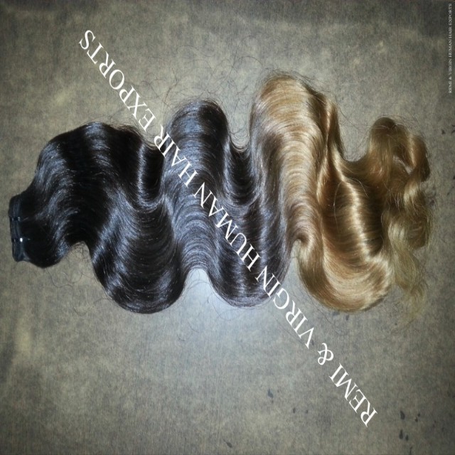 Natural Factory Price Single Drawn Full Cuticle Ombre Hair