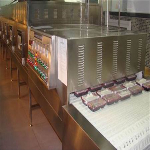 Continuous Microwave Ready Meal Heating Machine