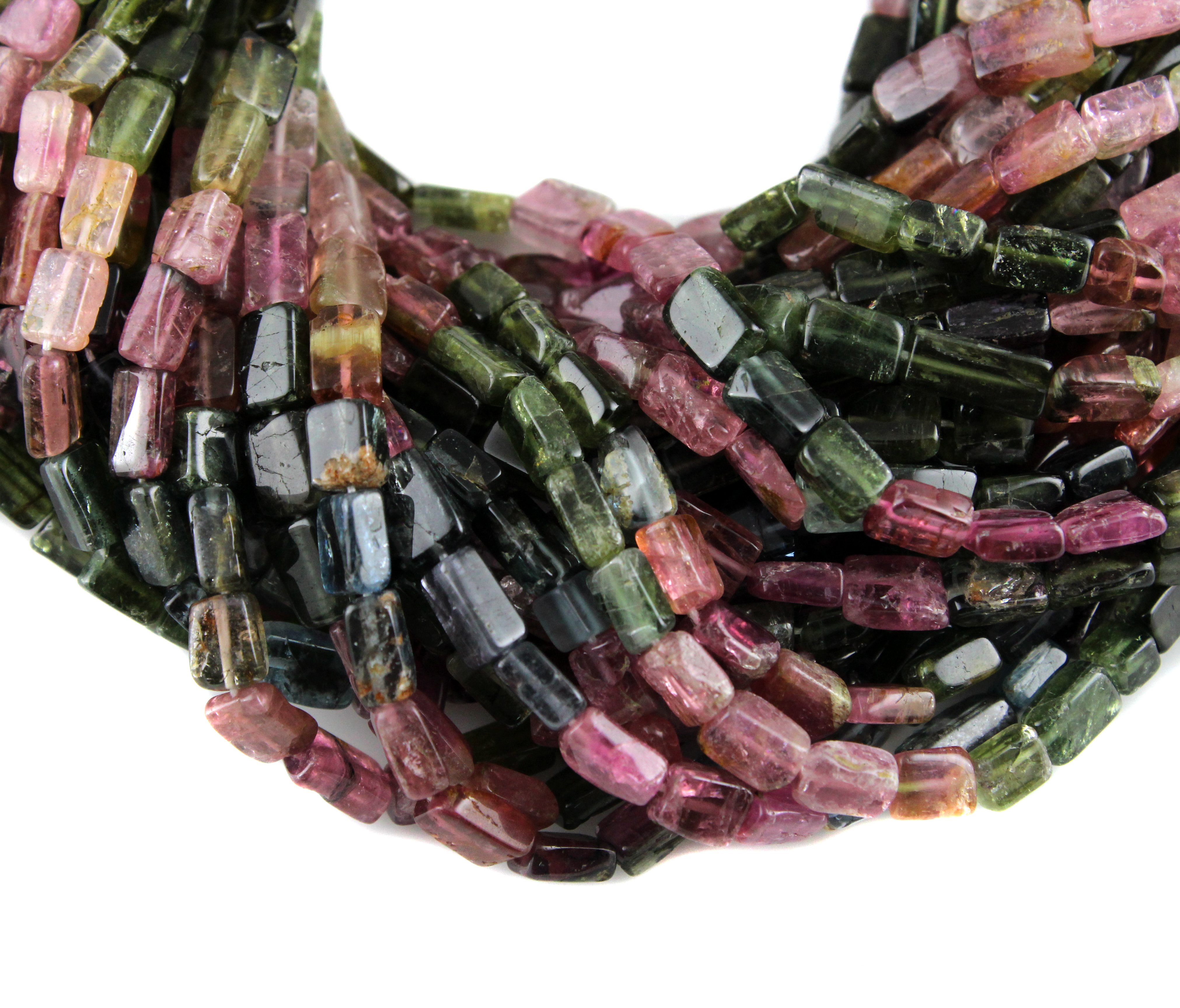Tourmaline Square Beads