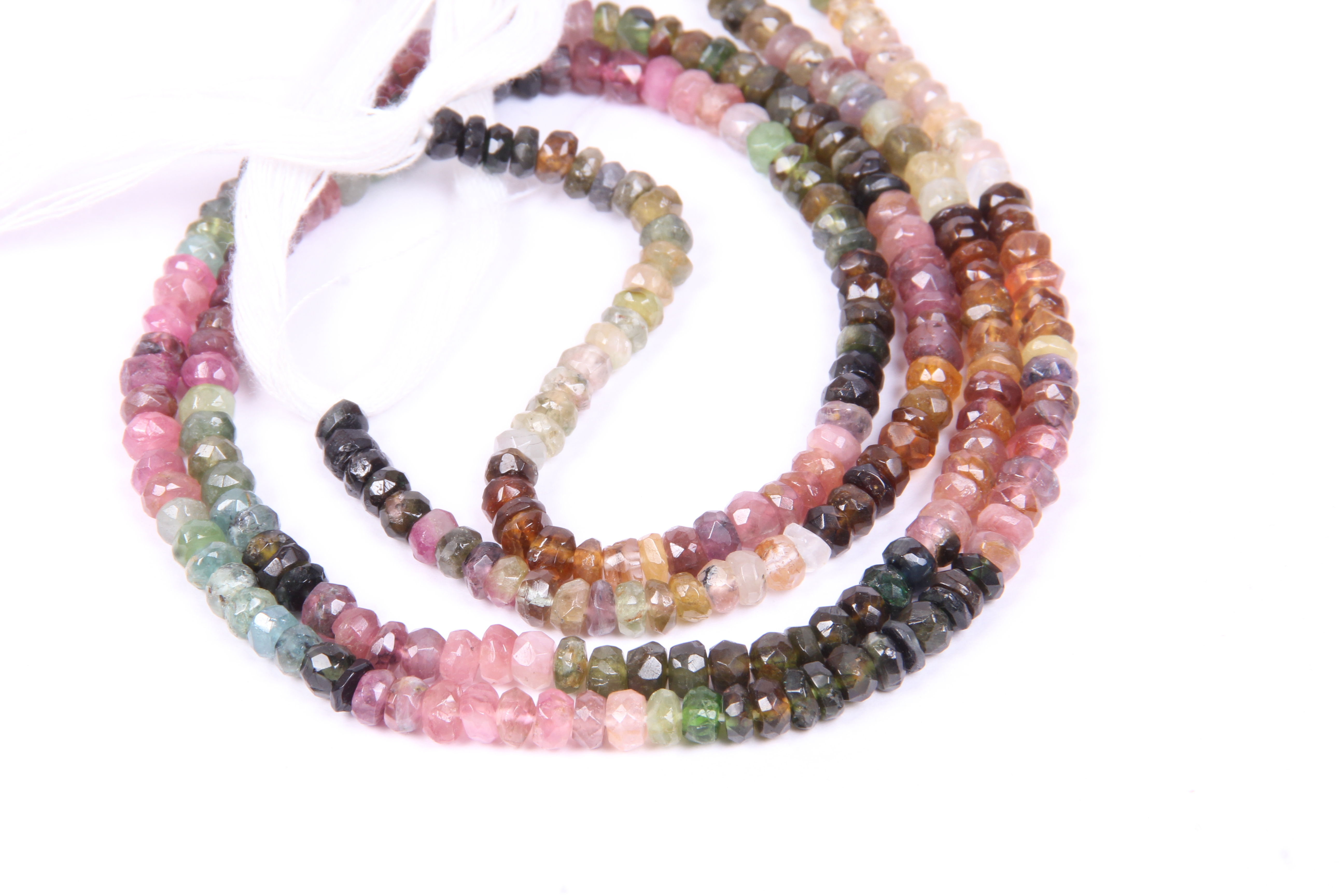 Tourmaline Roundel Beads