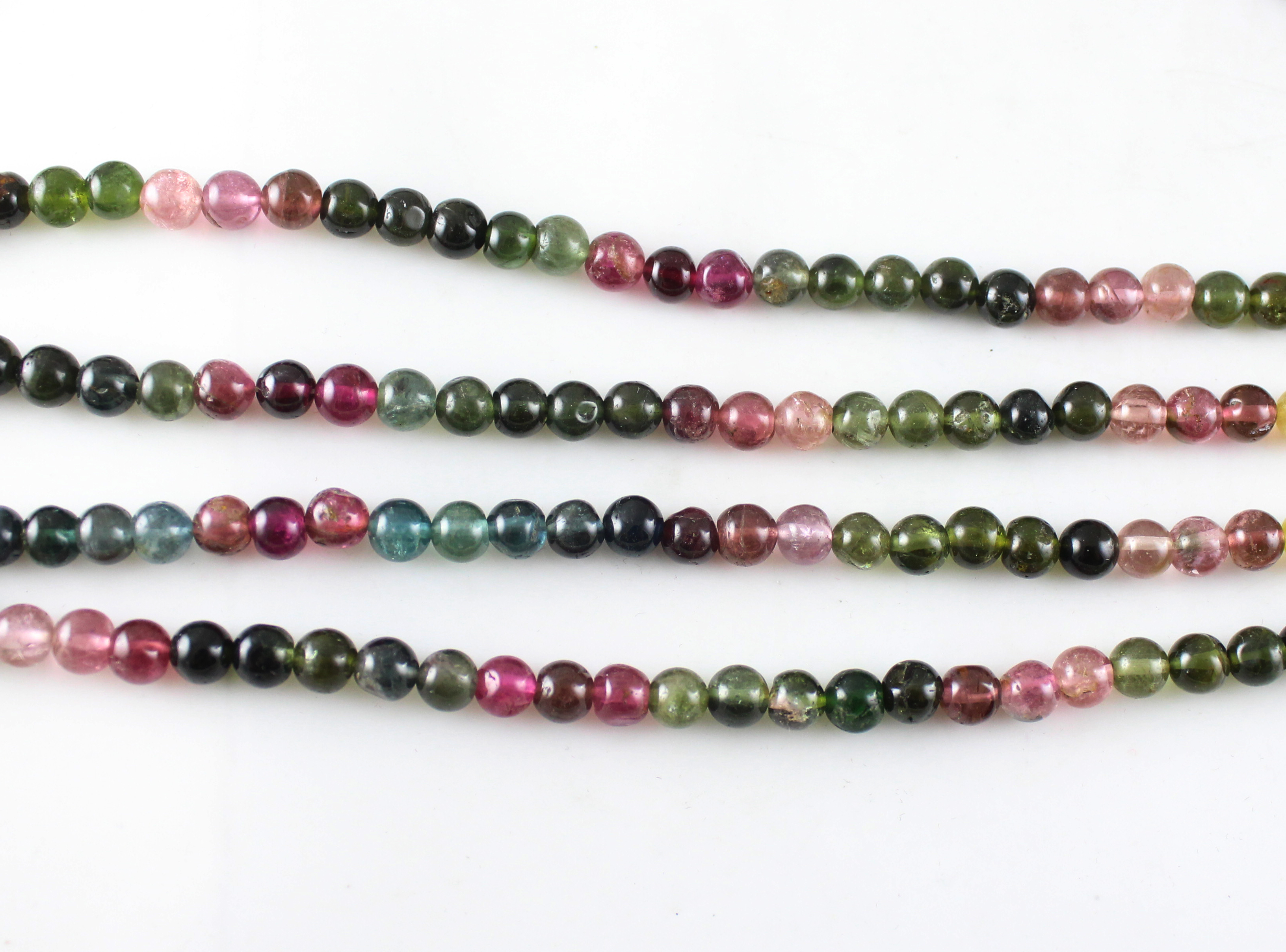 Tourmaline Smooth Beads