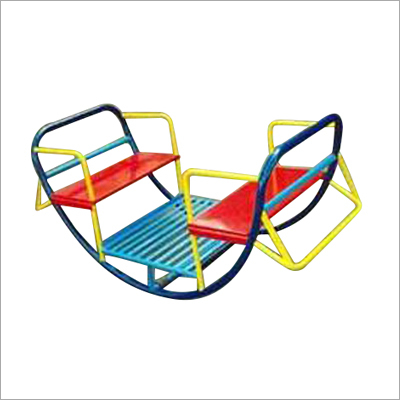 Kids See Saw - High-Quality Material, Sturdy Design , Red-Blue-Yellow Color Combination for Dual Rider Fun