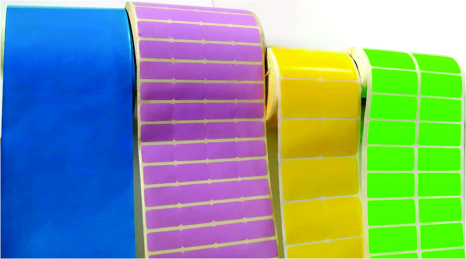 Multi Coloured Barcode Label