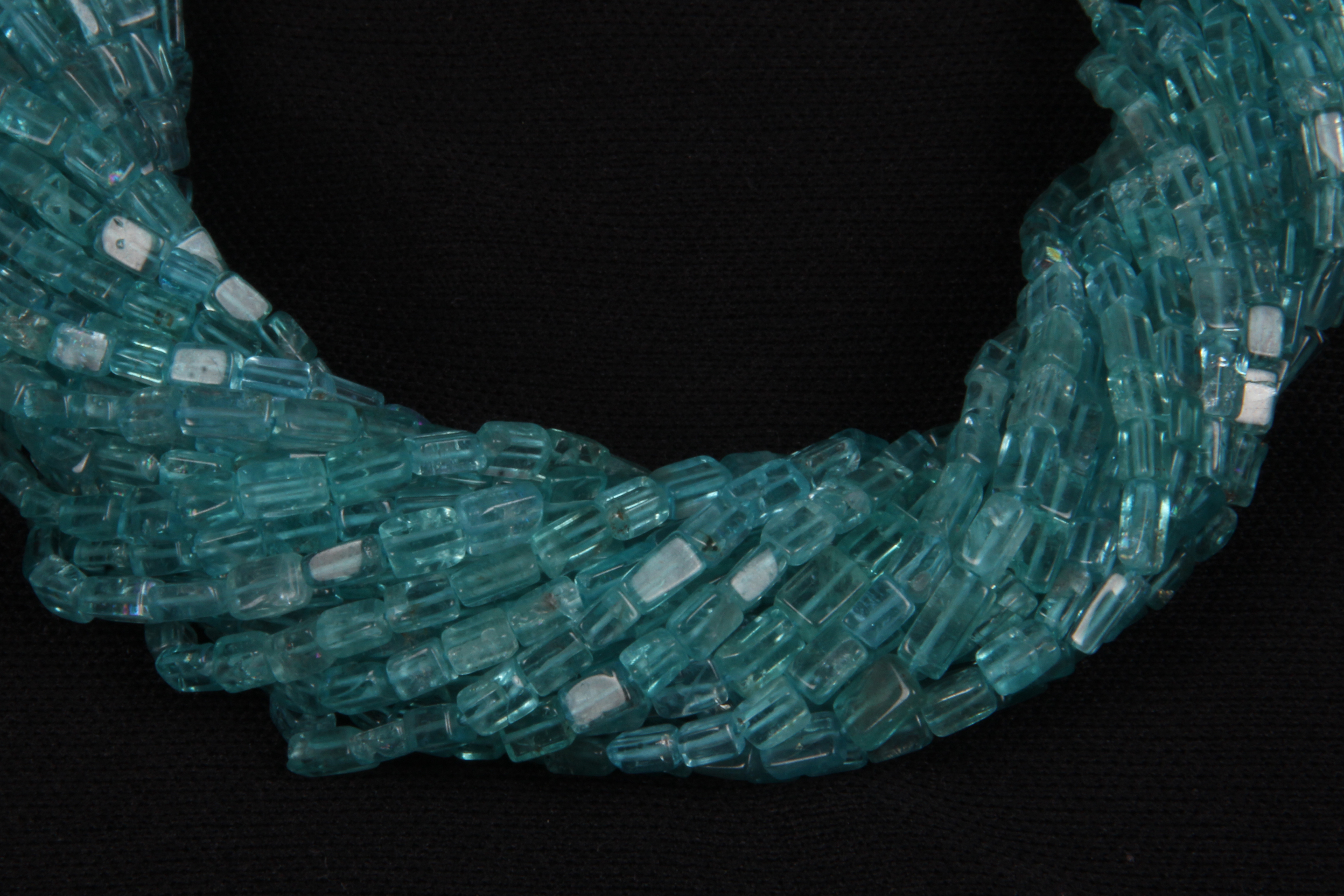 Apatite Square Beads