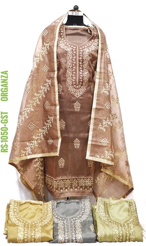 Indian Designer Organza Fabric Suit
