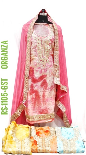 Indian Designer Organza Fabric Suit