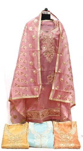 Indian Designer Organza Fabric Suit