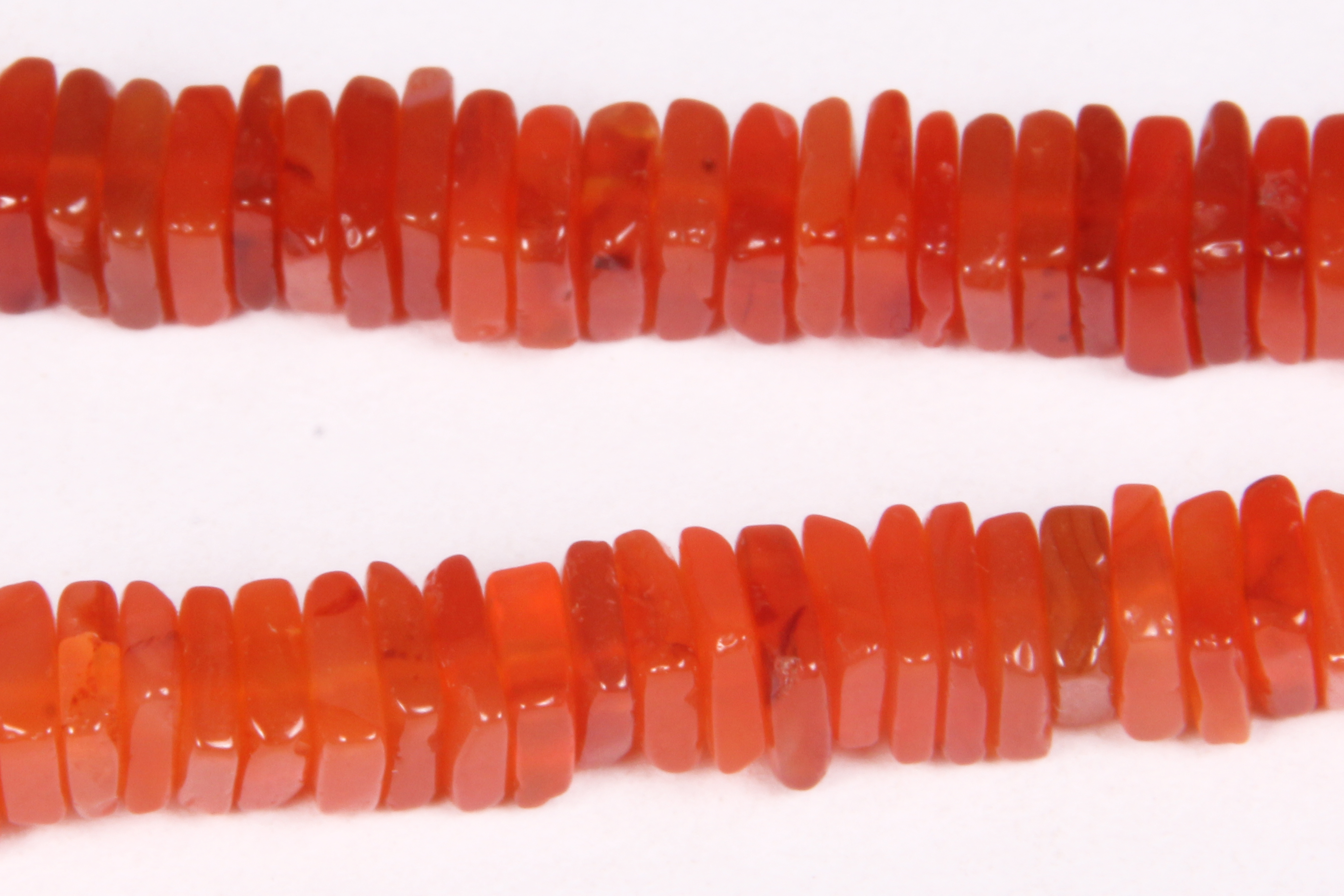 Carnelian Square Beads