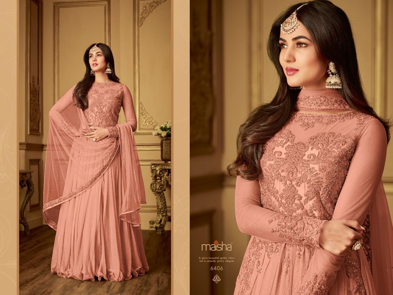 Pink Designer Anarkali Suit