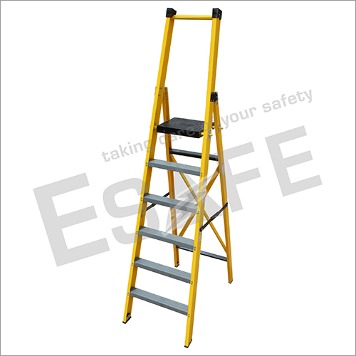 Fibre Glass Platform Step Ladder - Size: 6 Ich